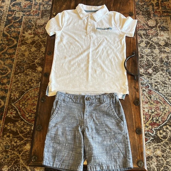 Cat & Jack Boys Matching Set Short Polo T-Shirt Size 6 - Picture 2 of 11